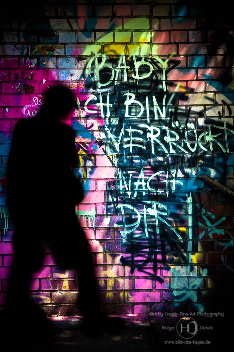 Graffiti mit Schatten