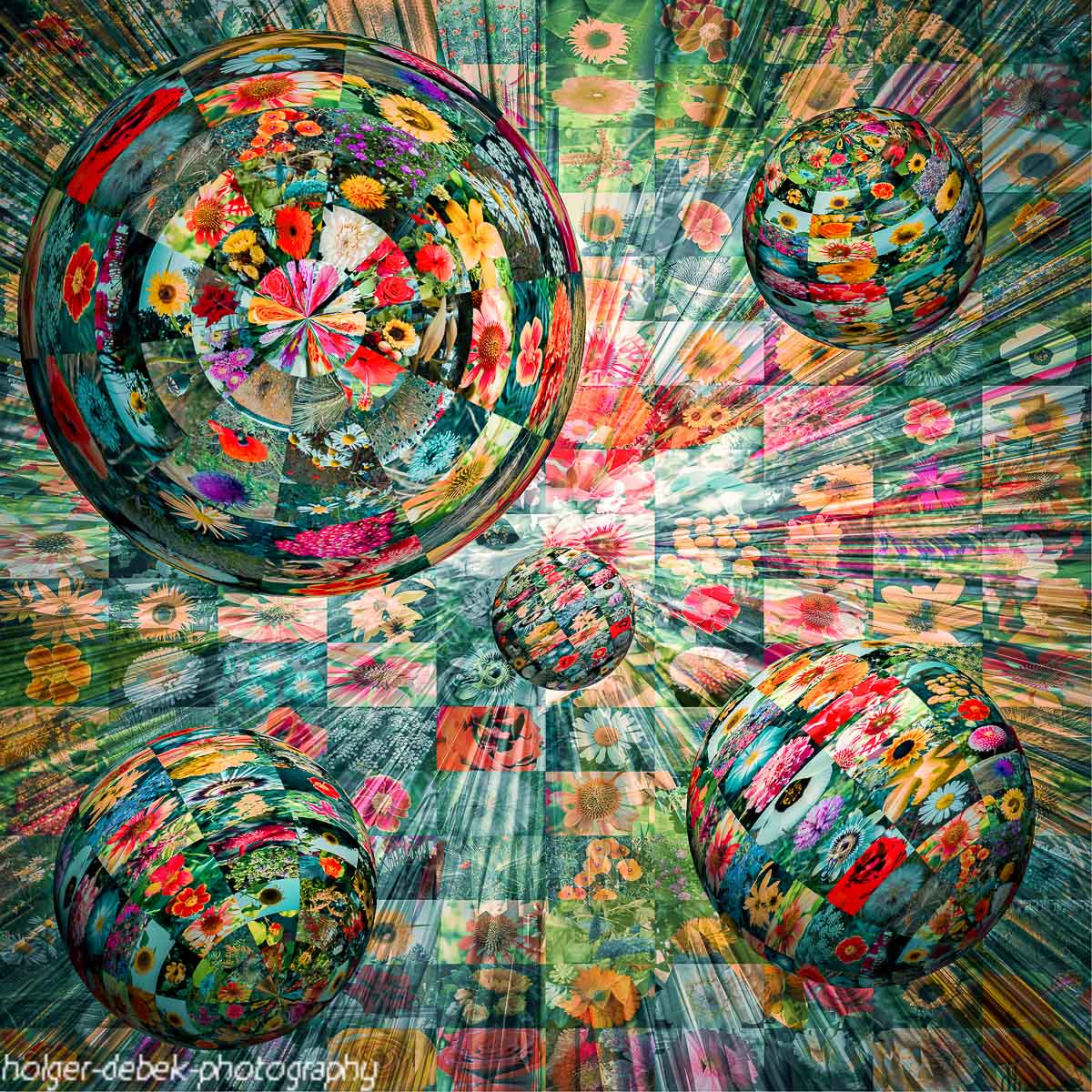 Balls of flowers